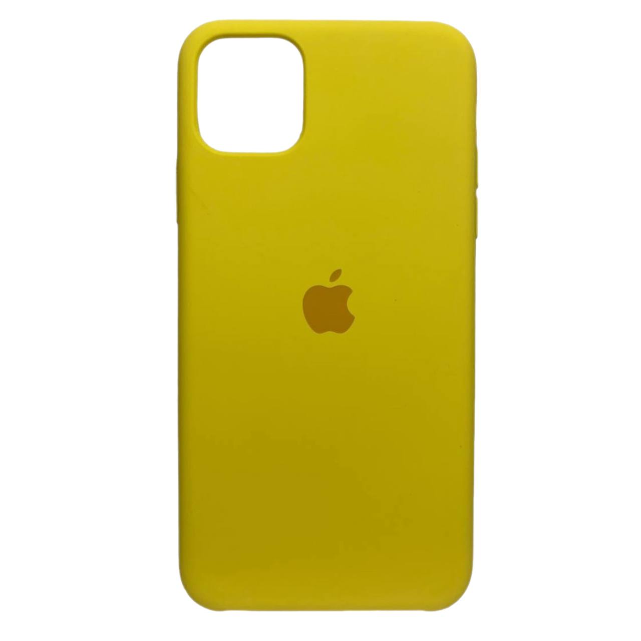 Silicone Case Full Protective (AA) для iPhone 13 PRO (Light Yellow)-0